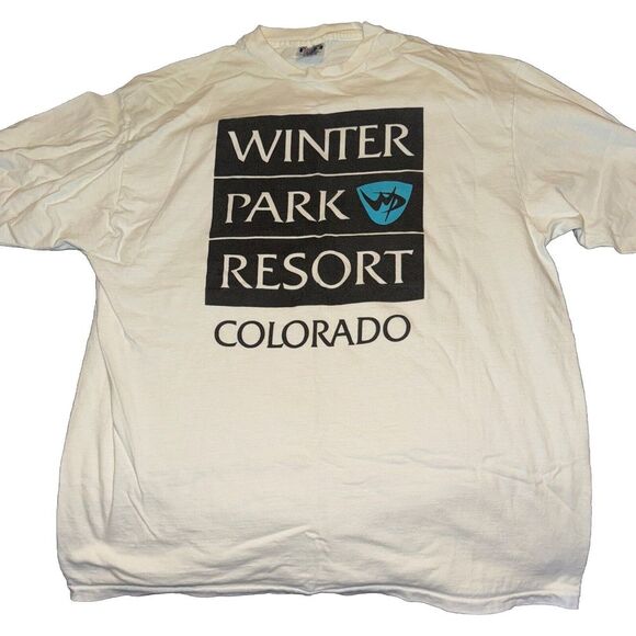 Vtg 80s Winter Park Colorado USA Ski Snowboard Grunge Skate Surf 90s - Picture 1 of 9